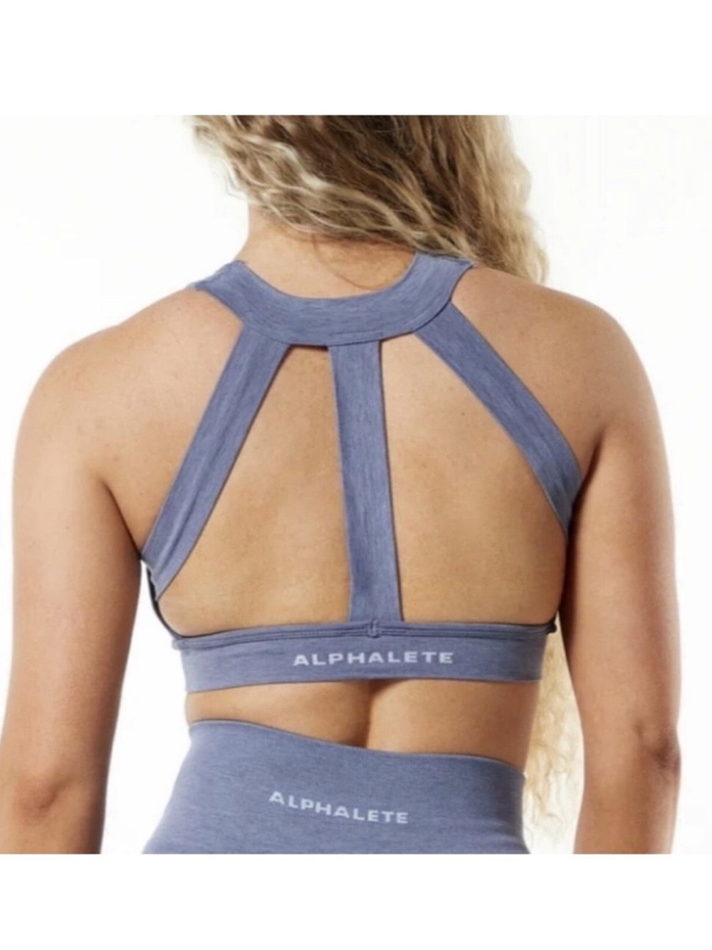 Alphalete Trinity Spirts Bra - French Blue